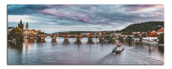 Obraz na plátne Karlův most a Vltava